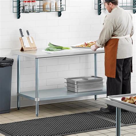 Customized Stainless Steel Prep Table for Restaurants