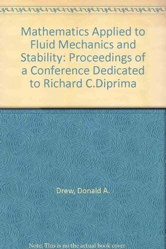 Buy Mathematics Applied to Fluid Mechanics and Stability: Proceedings ...