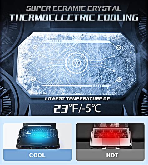 Buy Navazip Laptop Cooling Pad with Thermoelectric Cooler, Portable ...