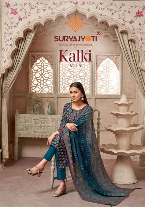 SURYAJYOTI KALKI VOL 5 DRESS MATERIAL. LATEST CATALOG ONLINE SHOPPING