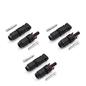 ZunSolar MC4 Connector for Single Solar Panel (Pack of 3) : Amazon.in ...