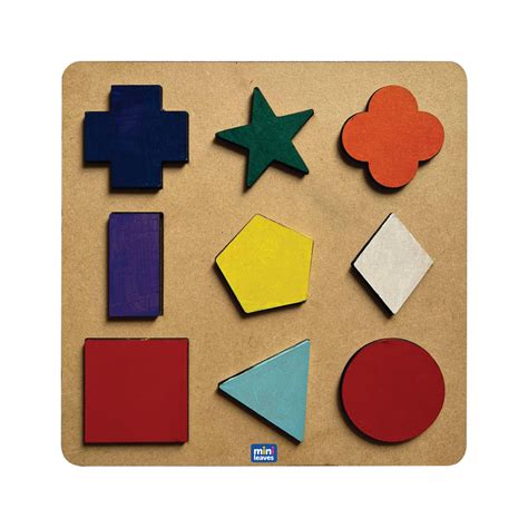 Shape Sorter for Toddlers Color 9 Shapes 1+ Years – Mini Leaves