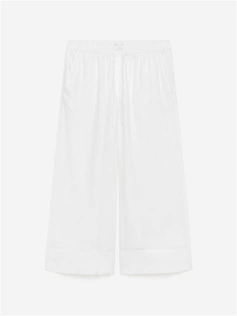 White Linen Trousers | Wide-Leg, Cropped & More | H&M GB
