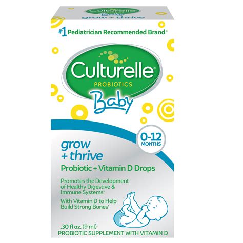 Culturelle Baby Immune + Digestive Support Probiotic Drops for Infants ...