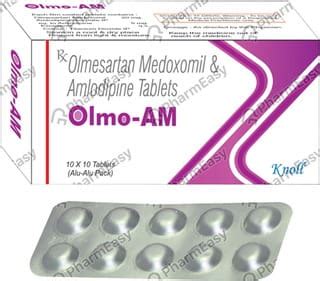 Olmo Am Strip Of 10 Tablets: Uses, Side Effects, Price & Dosage | PharmEasy