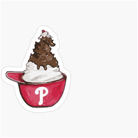 Kira Sticker - Phillies Ice Cream Helmet Sticker, Funny Waterproof ...