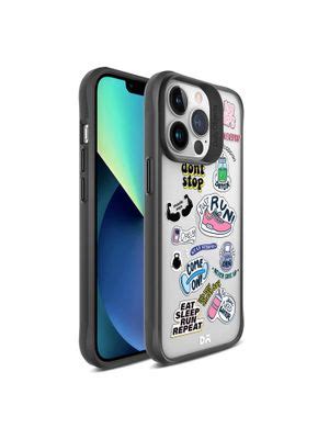 Buy DailyObjects Fitspiration Black Hybrid Clear Case Cover for iPhone ...