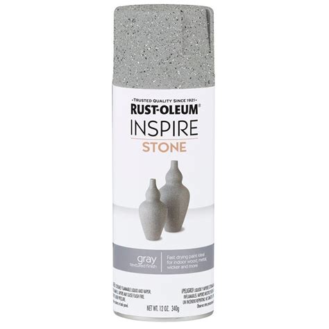Rust-Oleum Matte Gray Sandstone Spray Paint (NET WT. 12-oz) at Lowes.com