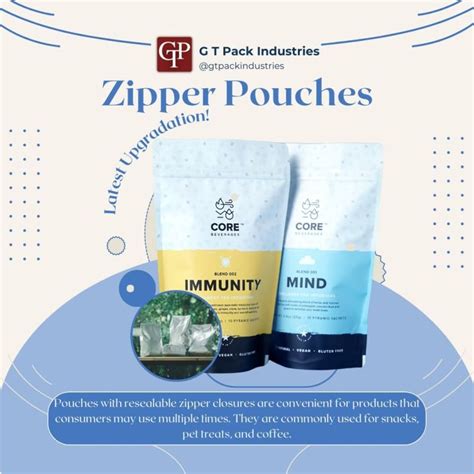 Zipper Pouches Manufacturer Exporter Supplier from Greater Noida India