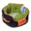 Touchdog Oval Midnight Blue, Olive Green Fleece Cotton and Polyester ...