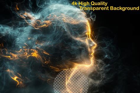 Illuminate designs with spectral glow transparent background | Premium ...