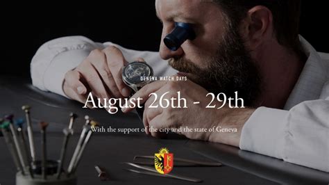 2020 Geneva Watch Days Begins