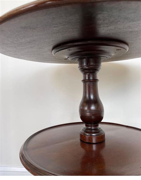 Antique Two-Tiered Lazy Susan Table For Sale at 1stDibs | antique lazy ...