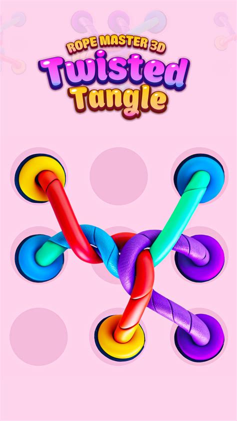Rope Master 3D Twisted Tangle Puzzle – Untangle & Sort the Color Ropes ...