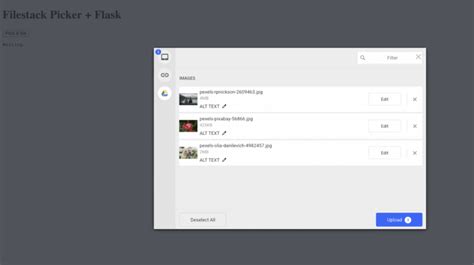 Python Flask File Picker 的图像结果