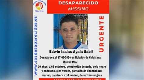 Buscan a Edwin Ayala, un hombre que desapareció en Ciudad Real el día ...