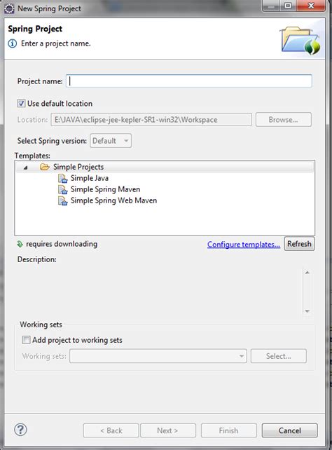 Image result for How to Create a New Spring Project in Eclipse