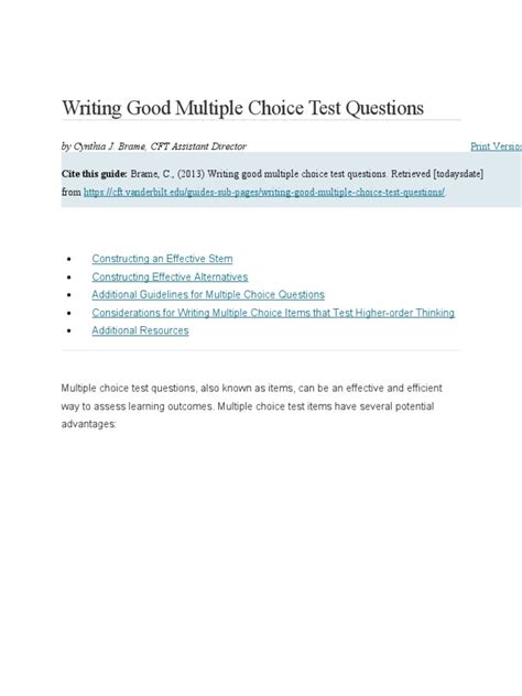 Image result for Multiple Choice Writing Test