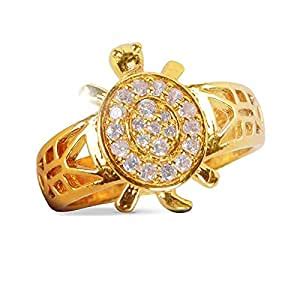 SJG: Men's and Women's Adjustable Zircon-studded Turtle Meru Ring for ...