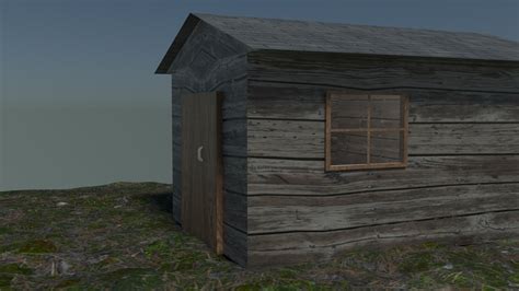 Simple wooden house 3D model - TurboSquid 1152743