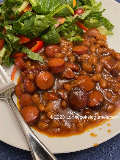 Beans and Franks – Lorin cooks Legumes
