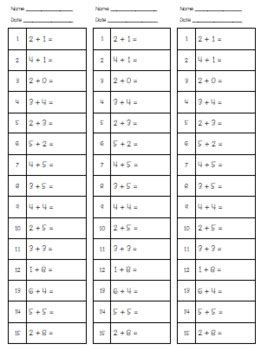 Image result for Addition Number Speed Test