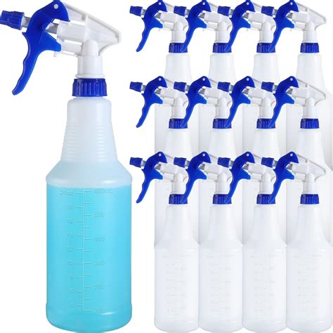 Amazon.com: Eaasty 12 Pack Plastic Spray Bottles 25 oz Leak Proof Mist ...