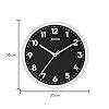 Titan Plastic Contemporary Analog Wall Clock with Silent Sweep ...