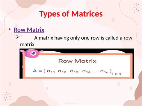 Image result for Types of Matrices