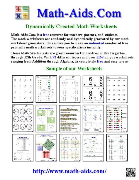 Image result for Math Aids.com