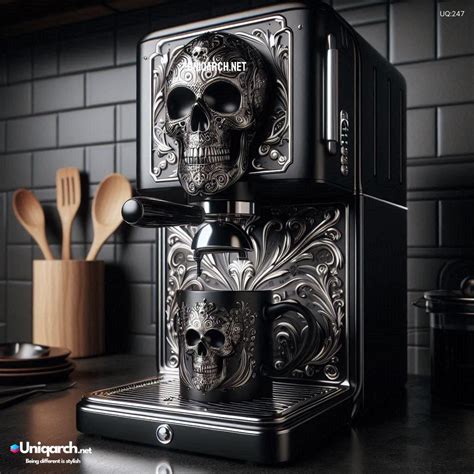 Skull Coffee Makers: A Darkly Delightful Brewing Experience - UniqArch