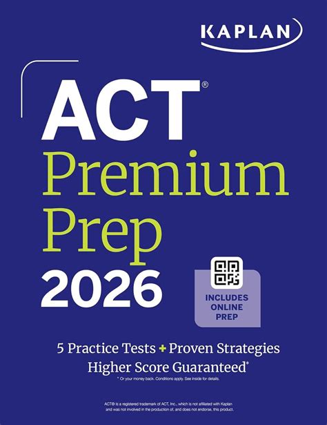Amazon.com: ACT Premium Prep 2026: Includes 5 Full Length Practice Tests, 100s of Practice ...