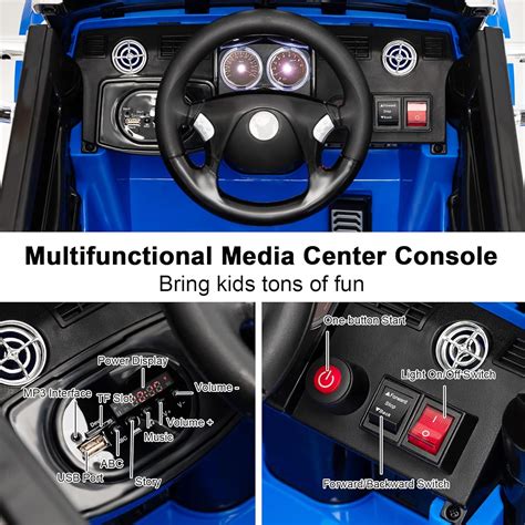 Buy GYMAX Kids Ride On Dump Truck, 12V Battery Powered Licensed ...