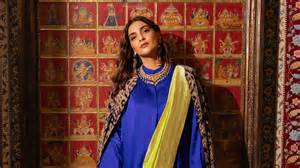 Sonam Kapoor brings vibrant colours to Diwali in a cobalt blue shirt ...