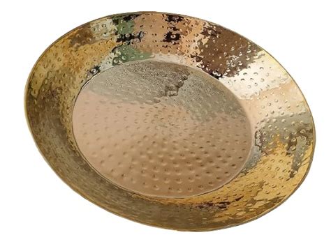 Buy Diamond Steel Brass Parat/Platter | Brass Paraat for Dough Atta ...