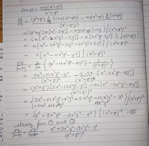 Partial derivates of higher-order.