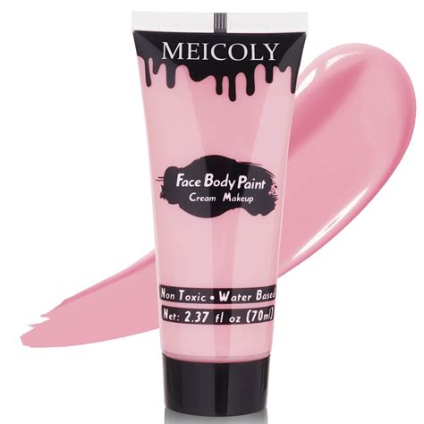 Snapklik.com : Light Pink Halloween Face Body Paint,2.37Oz Large Tube ...