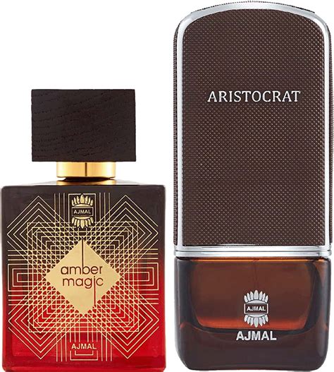 Buy AJMAL ARISTOCRAT EDP 75ML PERFUME FOR MEN AND AMBER MAGIC EDP 100ML ...