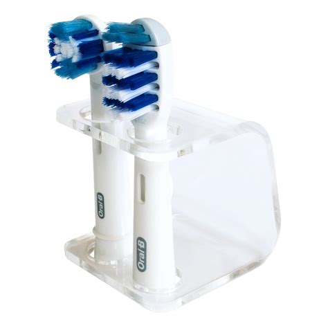 Buy Seemii Electric Toothbrush Head Holder, 2 Heads, Clear, Fits Oral-b ...