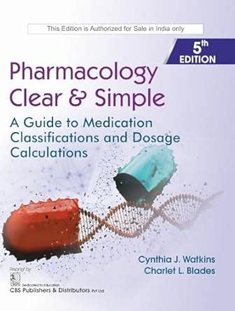 Buy Pharmacology Clear & Simple, 5/e | A Guide to Medication ...