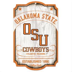 Buy NCAA College Vault Oklahoma State Cowboys 11-by-17 Wood Sign Online ...