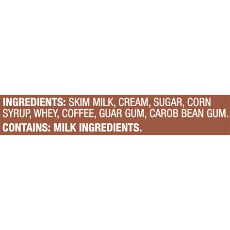 Dreyer's Ice Cream, Coffee-Ingredients