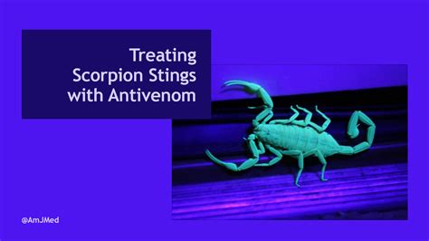 Antivenom For Scorpion Sting