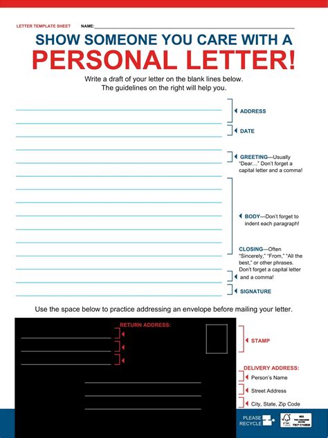 Free Printable Personal Letter Templates [Word, PDF]