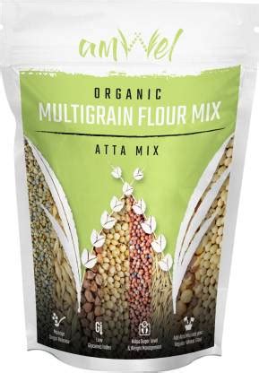 Amwel Organic Multi Millet Atta Mix | 900g x 2 pc | Make Multigrain ...