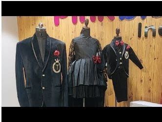 Boys Black Velvet Tuxedo Suit | Tuxedo 5 Piece Party Wear