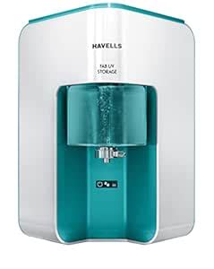 Havells Fab UV Storage Water Purifier (White & Green), UV+UF, Copper ...