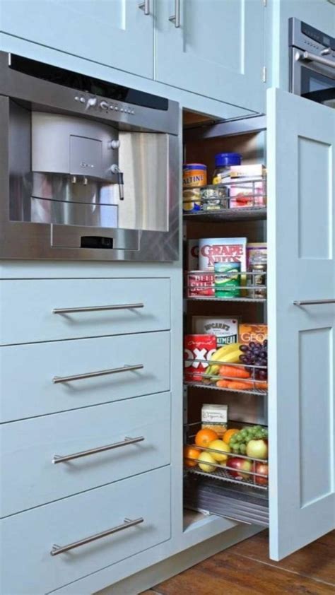 Small Kitchen Wall Pantry Ideas 的图像结果