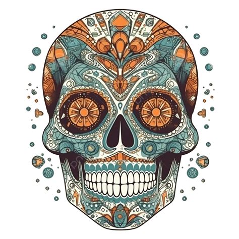 Simple Day Of The Dead Skull