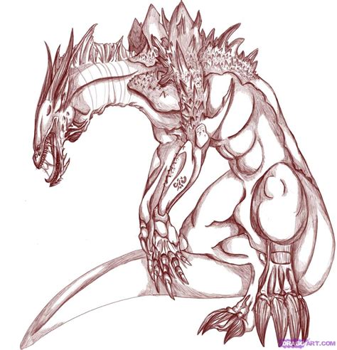 Cool Dragon Drawing at GetDrawings | Free download